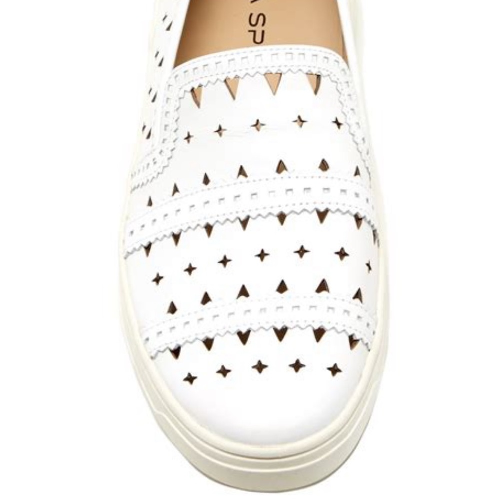 Via Spiga Gingi Leather Slip On Loafers/Sneakers  7